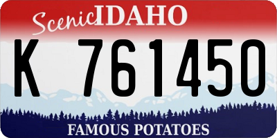 ID license plate K761450
