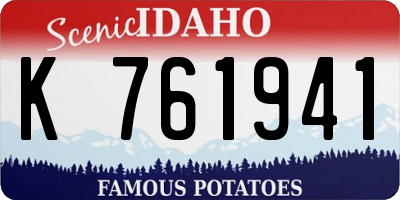 ID license plate K761941