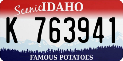 ID license plate K763941