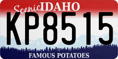 ID license plate KP8515