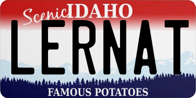 ID license plate LERNAT