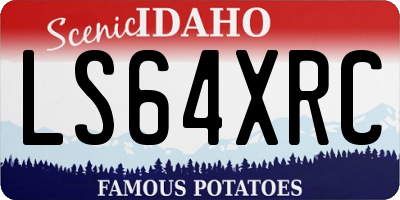 ID license plate LS64XRC