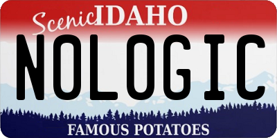 ID license plate N0L0GIC