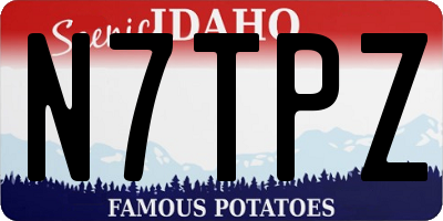 ID license plate N7TPZ