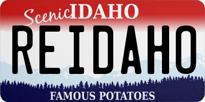 ID license plate REIDAHO