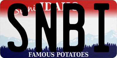 ID license plate SNBI