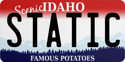 ID license plate STATIC