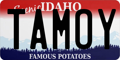 ID license plate TAMOY