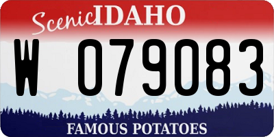 ID license plate W079083