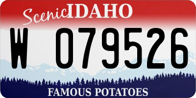 ID license plate W079526