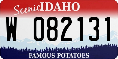ID license plate W082131