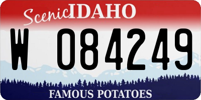 ID license plate W084249
