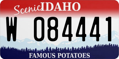 ID license plate W084441