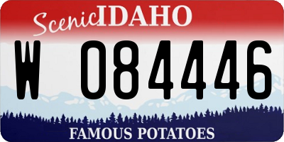 ID license plate W084446