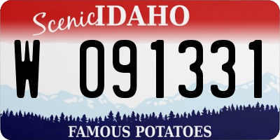ID license plate W091331