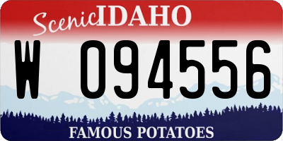 ID license plate W094556