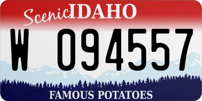 ID license plate W094557
