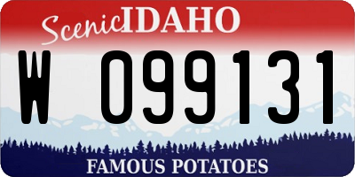 ID license plate W099131