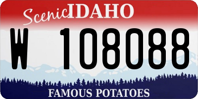 ID license plate W108088
