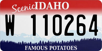 ID license plate W110264