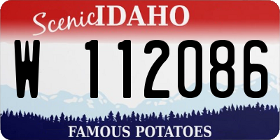 ID license plate W112086