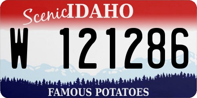 ID license plate W121286