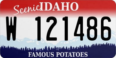 ID license plate W121486