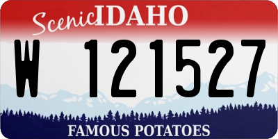 ID license plate W121527