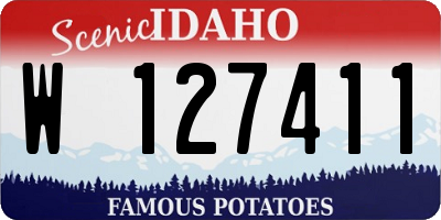 ID license plate W127411