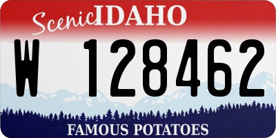 ID license plate W128462