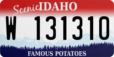 ID license plate W131310