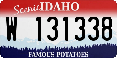 ID license plate W131338