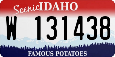 ID license plate W131438