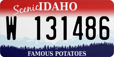 ID license plate W131486