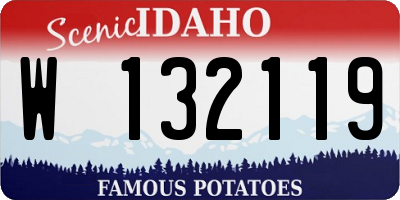 ID license plate W132119