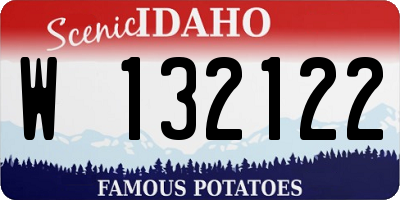 ID license plate W132122