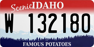 ID license plate W132180