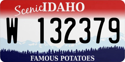 ID license plate W132379