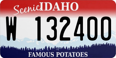 ID license plate W132400
