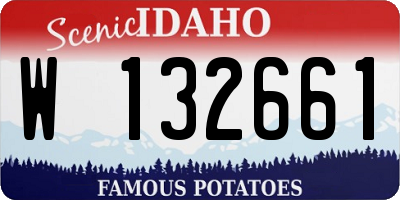 ID license plate W132661