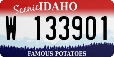 ID license plate W133901
