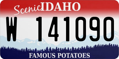 ID license plate W141090