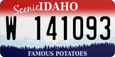 ID license plate W141093