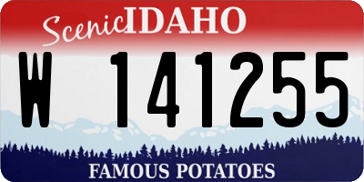 ID license plate W141255