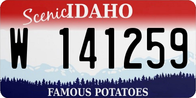 ID license plate W141259