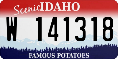ID license plate W141318