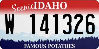 ID license plate W141326