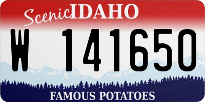 ID license plate W141650
