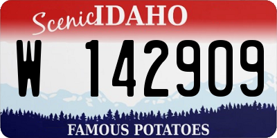 ID license plate W142909