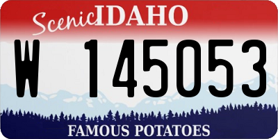 ID license plate W145053